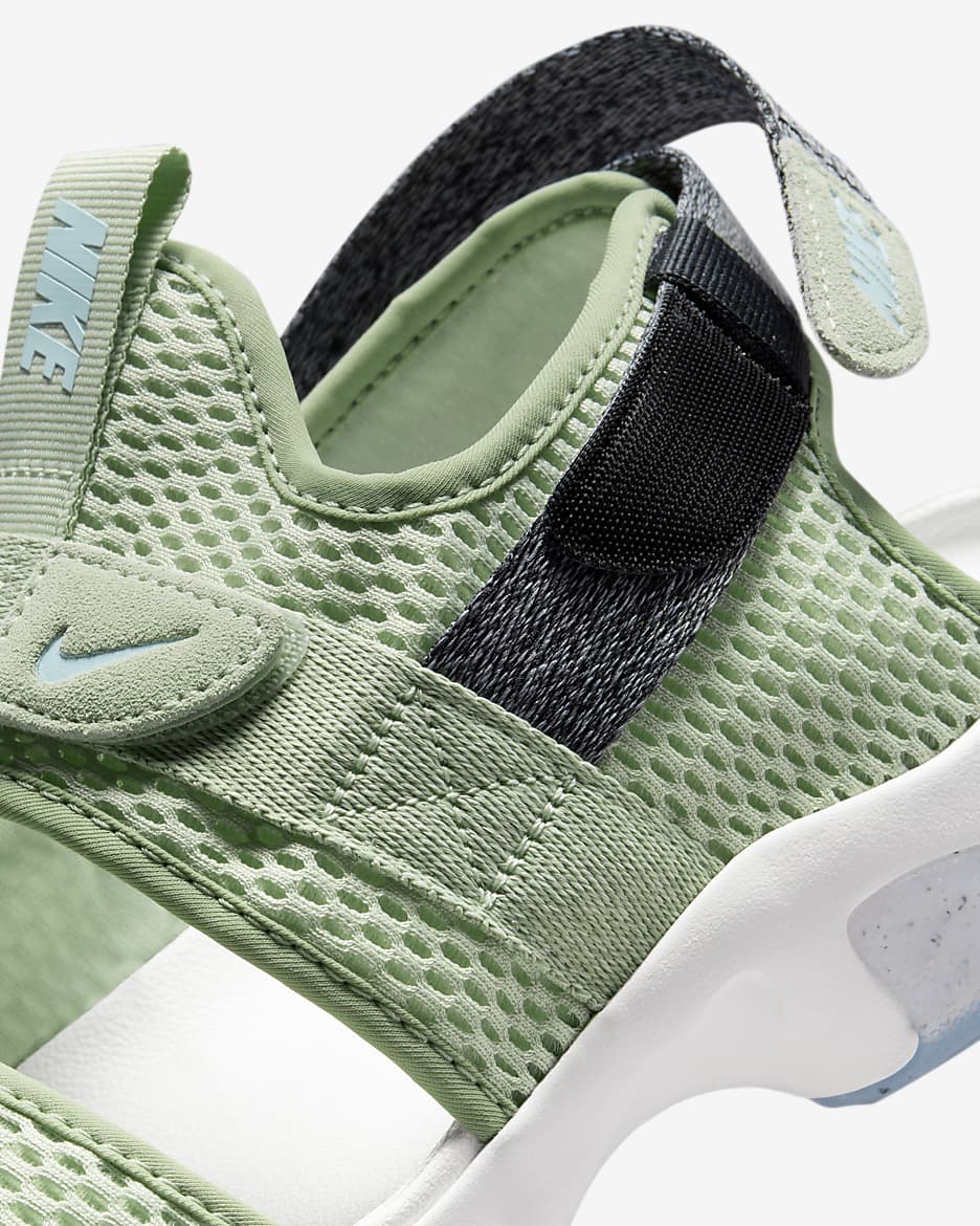 Nike green sandals on sale